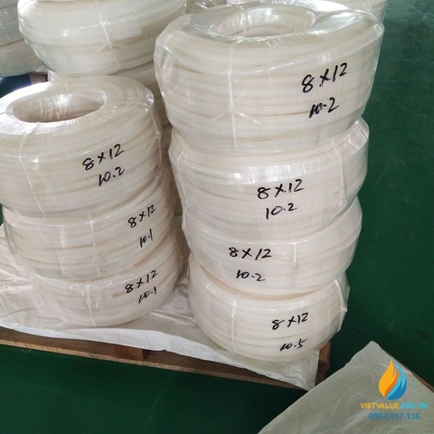 Ống dẫn silicon trong 8x12mm cuộn 125 mét