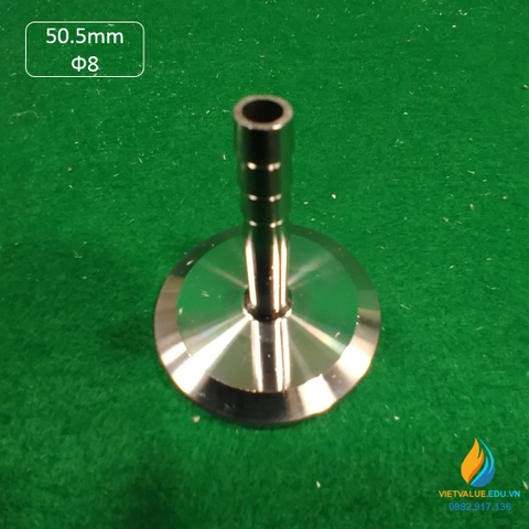 Khớp nối ống đường kính đế 50.5mm Ф8 vòi, chất liệu  Inox 304