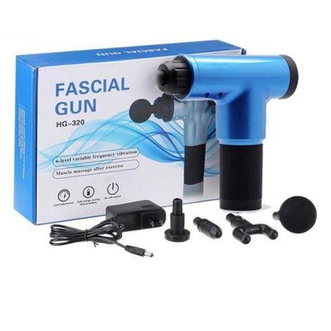 Máy Massage Gun KH-320 ( 4 Đầu ) Đầu Đồng Cao Cấp