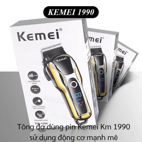 Tông Đơ Cắt Tóc Kemei KM-1990