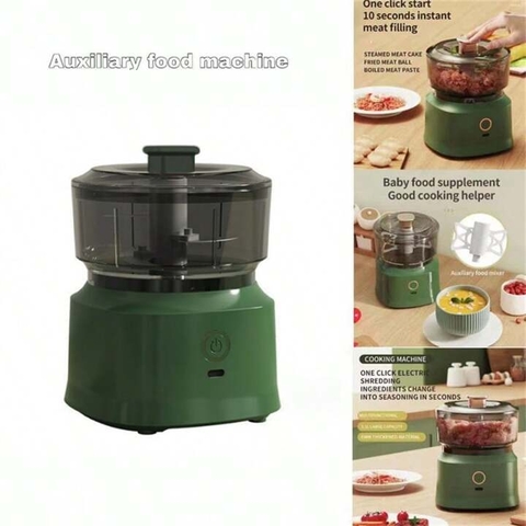 Máy Xay Tỏi Ớt Mini MY-01 350ml Pin Sạc