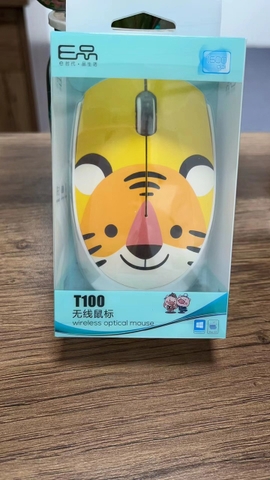 MOUSE KO DÂY T100 HÌNH THÚ CUTE