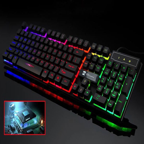 Keyboard R8 KB-1824 Led Cổng Usb