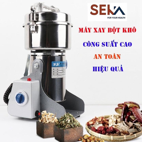 Máy Xay Bột Khô Đa Năng SEKA 800Y- Công Suất 3000w