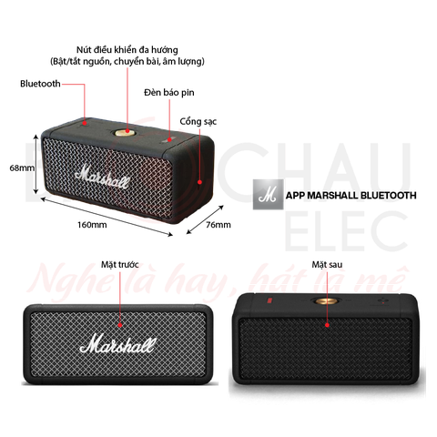 Loa Bluetooth Marshall Emberton M-81