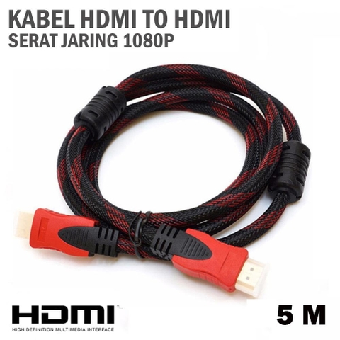 Cáp HDMI 5m -- dây tròn