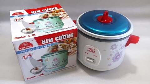 Nồi Cơm Điện Kim Cương 1.2 Lít Nắp Rời