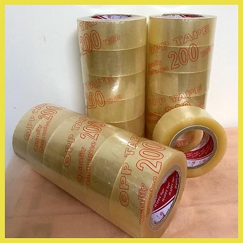 Băng keo trong 200ya lốc 6 cuộn