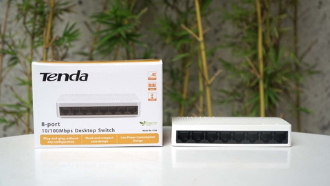 Switch Tenda S108 8-Port (100Mbps) chính hãng