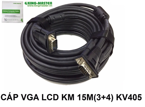 Cáp Vga 15m Kingmaster 3+4 ( KV405 )
