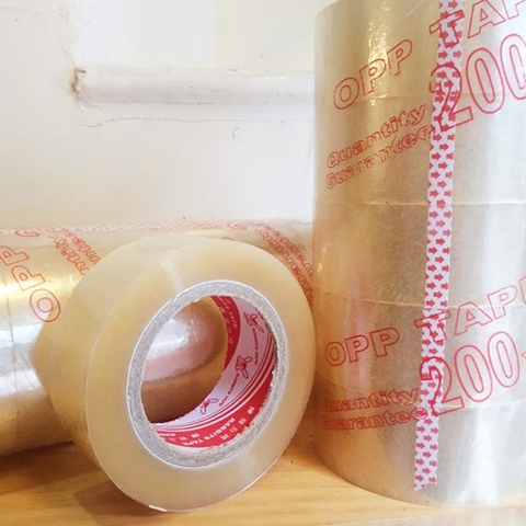 Băng keo trong 200ya lốc 6 cuộn