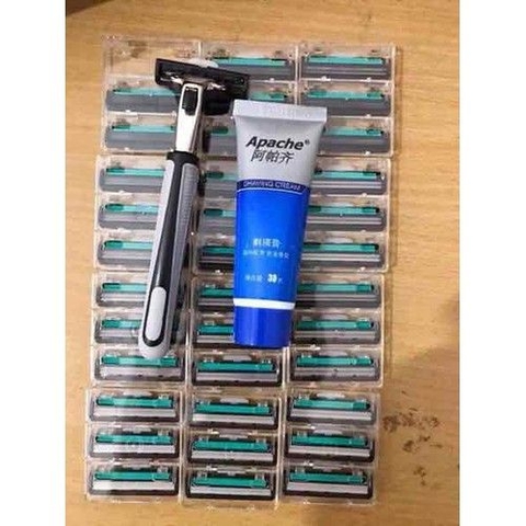 Bộ Dao Cạo Râu Kèm 36 Lưỡi