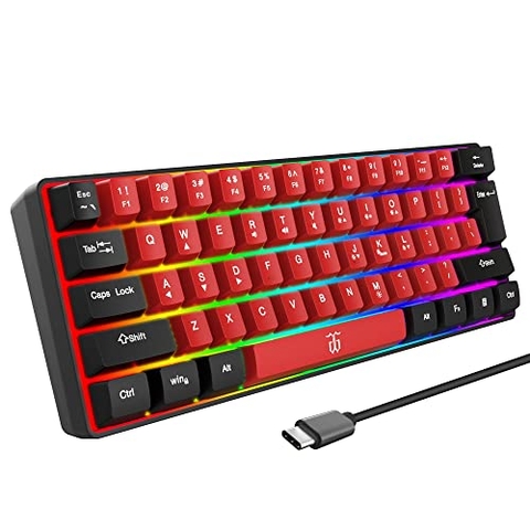 Keyboard R8 Mini 1037 Có Led Cổng TYPE