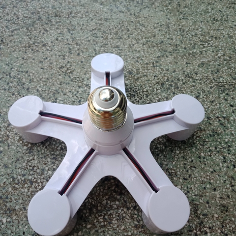 ĐUI ĐÈN CHIA 1=>5 ĐUI E27