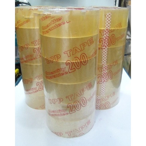 Băng keo trong 200ya lốc 6 cuộn