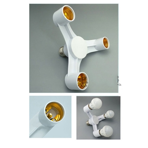 ĐUI ĐÈN CHIA 1=>3  E27 CHỐNG NƯỚC