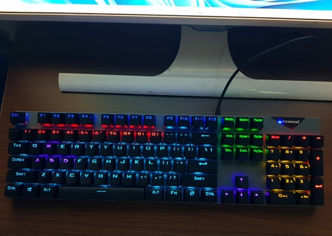 Keyboard CƠ Forev FV-Q302 Có Led Chuyên Game