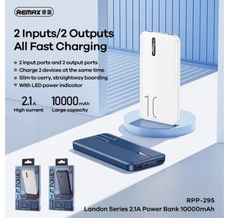 Pin Dự Phòng Remax 10.000mah RPP-295 CHÍNH HÃNG