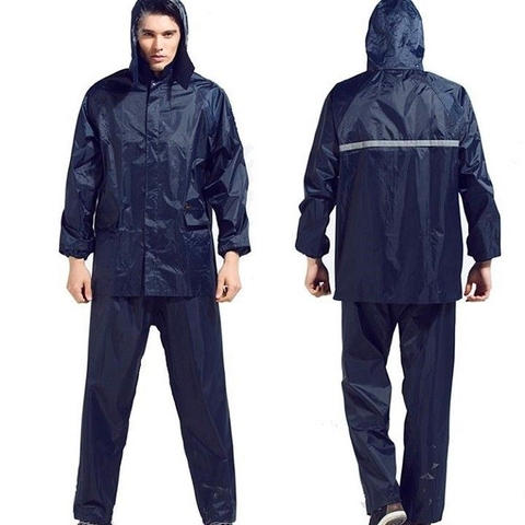 Áo Mưa Bộ Vải Dù Siêu Bền Size XL