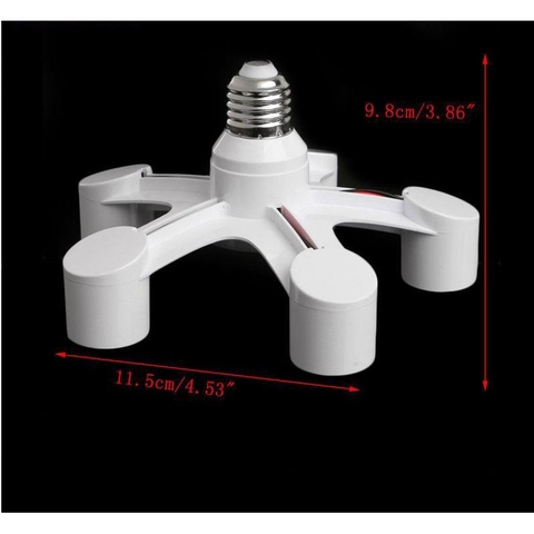 ĐUI ĐÈN CHIA 1=>5 ĐUI E27