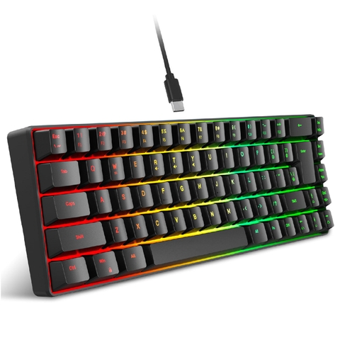 Keyboard R8 Mini 1037 Có Led Cổng TYPE