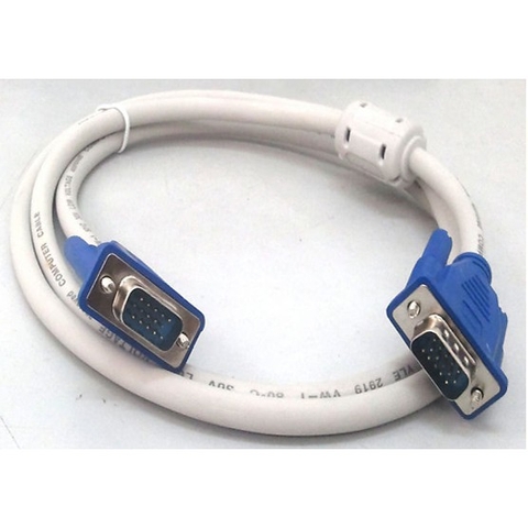Cáp Vga 1,5 dây trắng