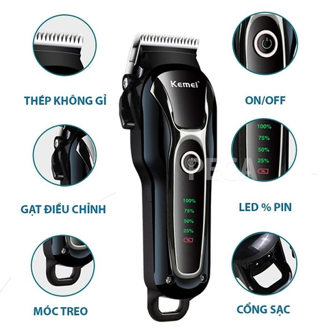 Tông Đơ Cắt Tóc Kemei KM-1991