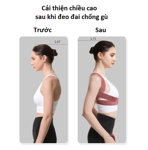 Đai Chống Gù Lưng Nâng Ngực Cao Cấp