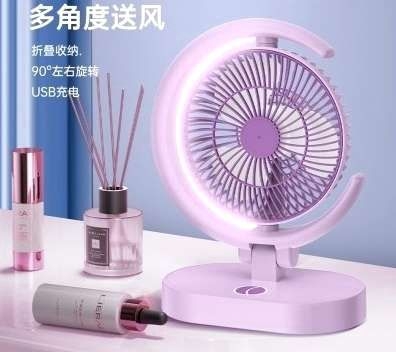 Quạt Sạc Tích Điện NĐ-2303 Xoay Đa Năng