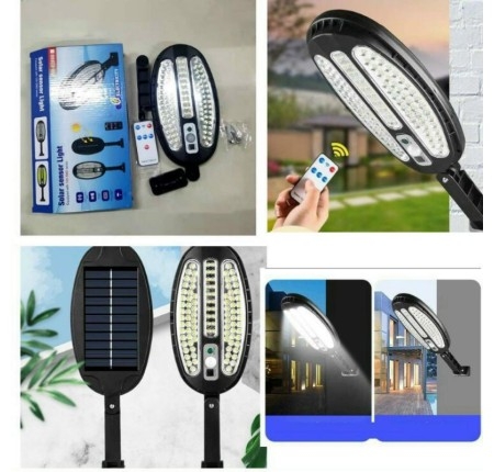 Đèn Pha Năng Lượng Mặt Trời ( Bầu Dục ) remos điều khiển