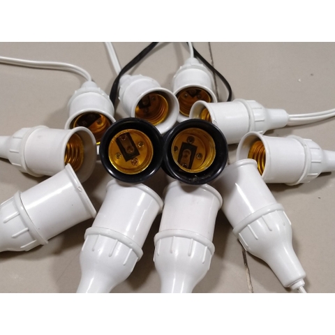 Đui đèn E27 chống nước dây đui đúc