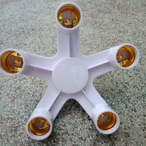 ĐUI ĐÈN CHIA 1=>5 ĐUI E27