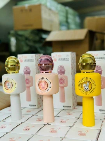 Micro Karaoke Bluetooth X-9 hình thỏ kute