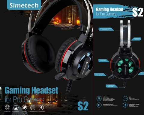 Headphone Simetech S2 (Jack 3.5mm)