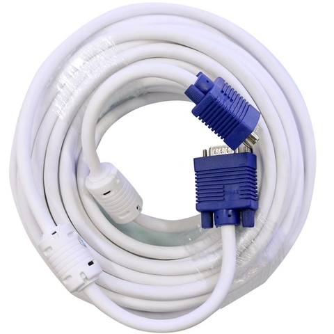 Cáp Vga 10m dây trắng