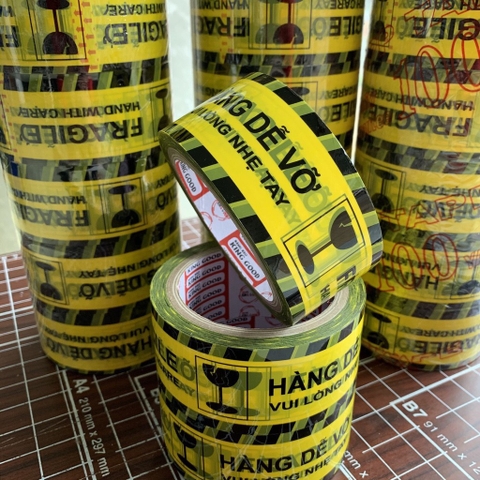 Băng keo 100ya ( in hàng dể vở ) Lốc 6 cuộn