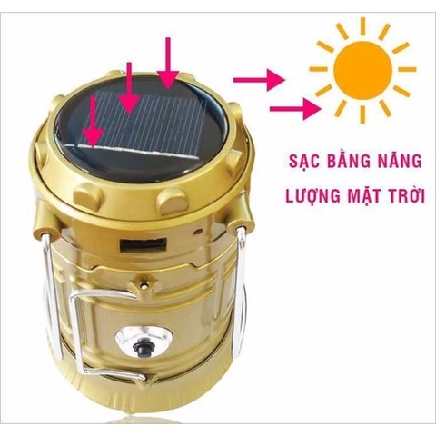 Đèn TÍCH ĐIỆN Năng Lượng Mặt Trời 5800T ( Đèn Bão )