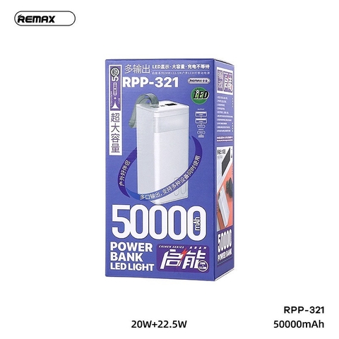 Pin Dự Phòng 50.000mah Remax RPP-321 CHÍNH HÃNG