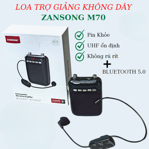 Loa Trợ Giảng KO Dây ZANSONG M-70