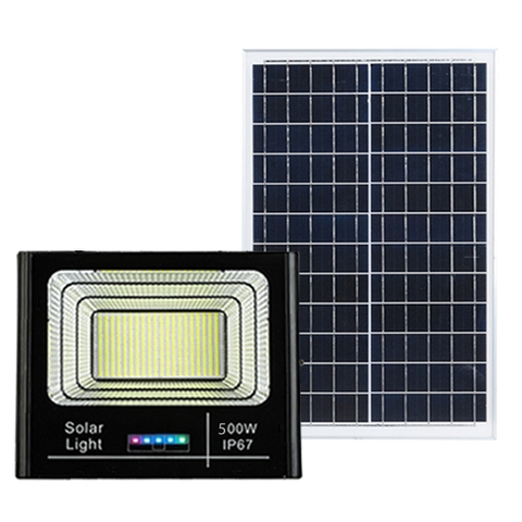 Đèn Pha Năng Lượng mặt trời 500w IP67 công ty