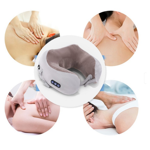 Gối Massage Vòng Cổ Chữ u Đa Năng