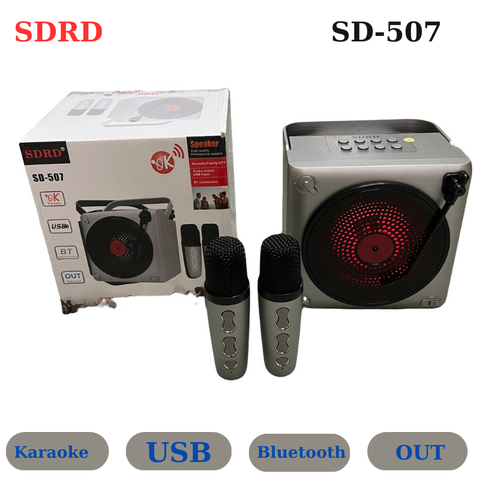 Loa Karaoke Bluetooth SDRD SD-507 ( kèm 2 micro )