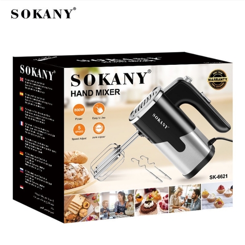 Máy Đánh Trứng Sokany 6621- Công Suất 800w