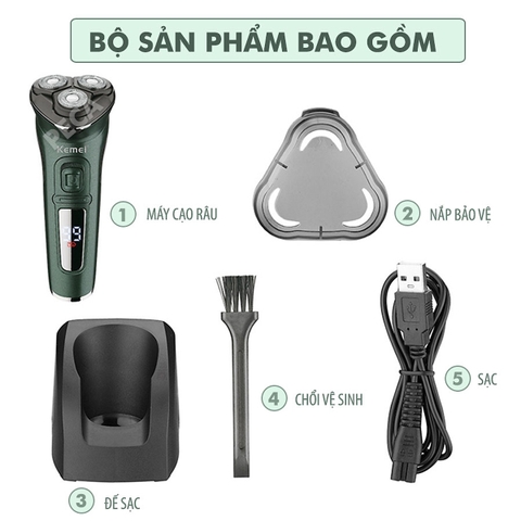 Máy Cạo Râu Kemei KM-2805