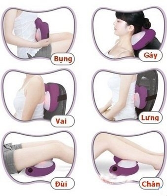 Gối massage Magic PL-819 ( 6 bi 2 chiều )