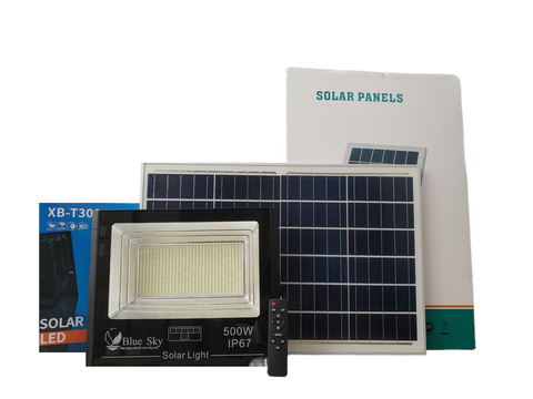 Đèn Pha Năng Lượng mặt trời 500w IP67 công ty