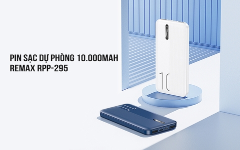 Pin Dự Phòng Remax 10.000mah RPP-295 CHÍNH HÃNG