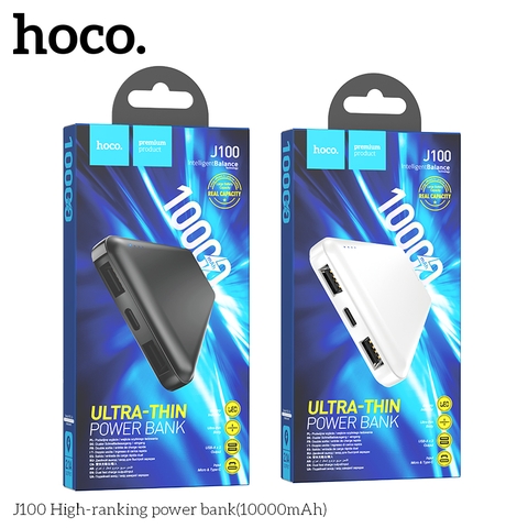 pin dự phòng hoco 10.000mah j100 chính hãng