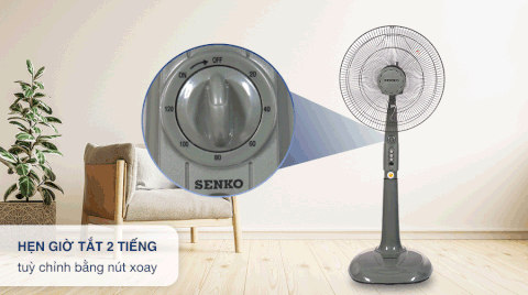 Quạt đứng Senko DH-1600 hẹn giờ
