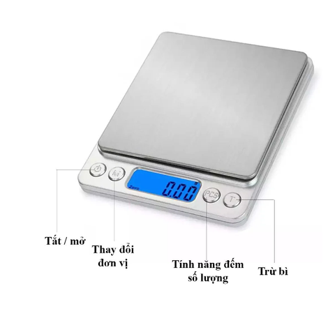 Cân Tiểu Ly Điện Tử 500g Cao Cấp